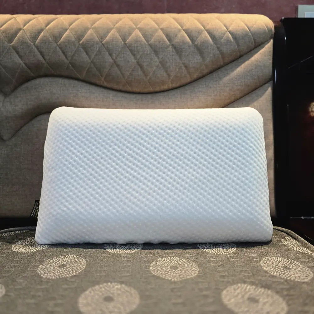 Orthopedic cervical support pillow front view